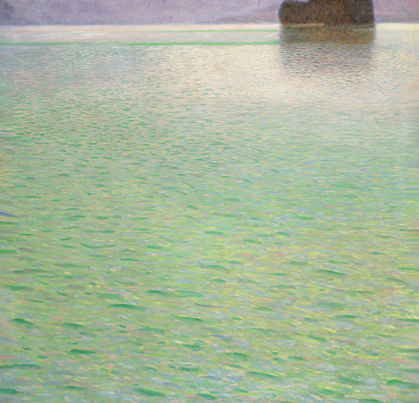 Insel im Attersee Island in the Attersee circa 190102