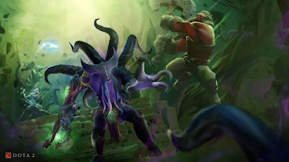 Dota 2, Dota, Valve Corporation, Faceless Void, Tentacles 4K Wallpaper Background