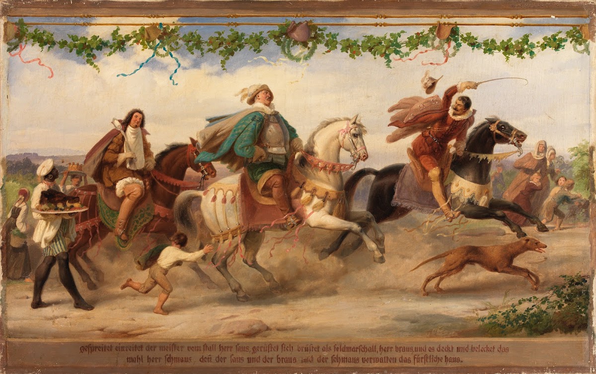 Triumph des Königs Wein 7 Bild after 1850