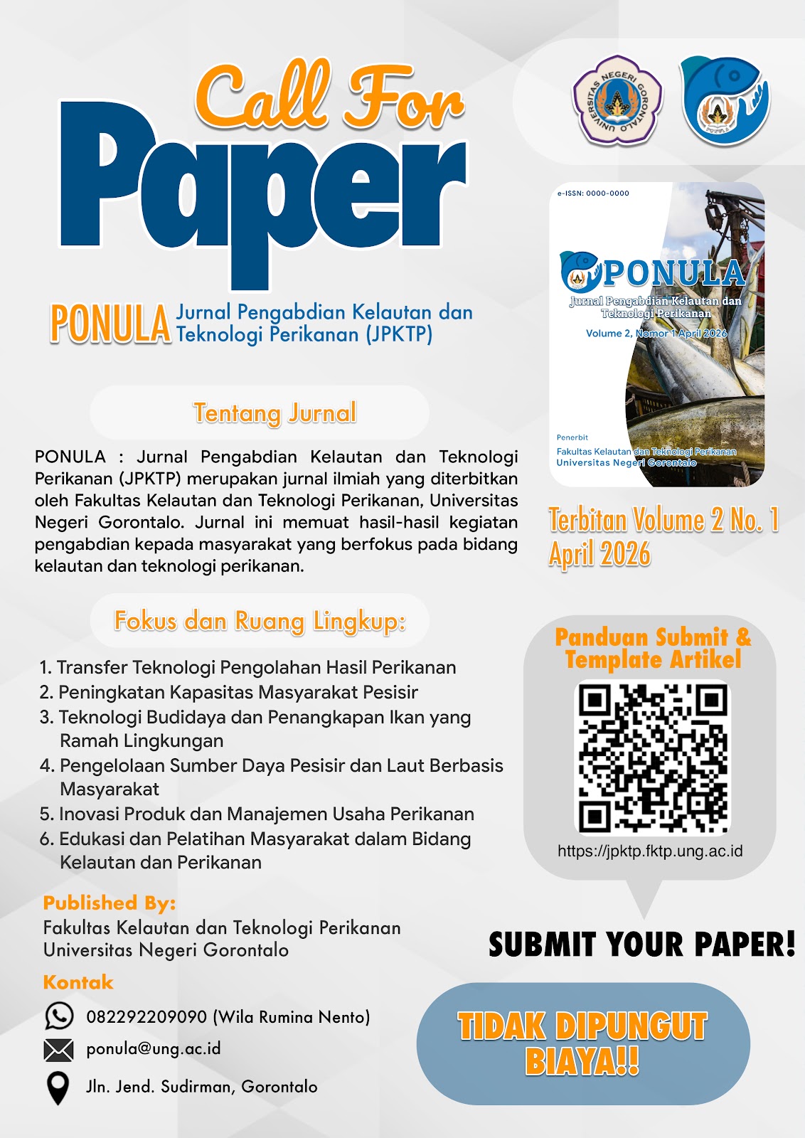 Cover Jurnal PONULA