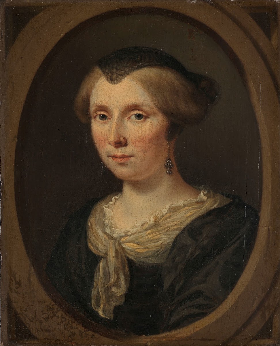 Portrait of Margaretha Verkolje Wife of Reinier Couturier 1682