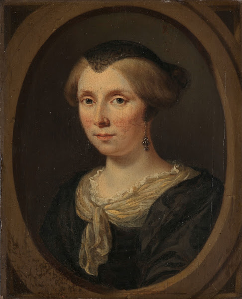 Portrait of Margaretha Verkolje Wife of Reinier Couturier 1682