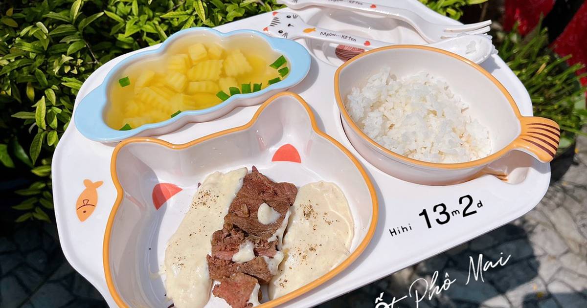 ỨC VỊT SỐT PHÔ MAI - BÉ ĂN DẶM
