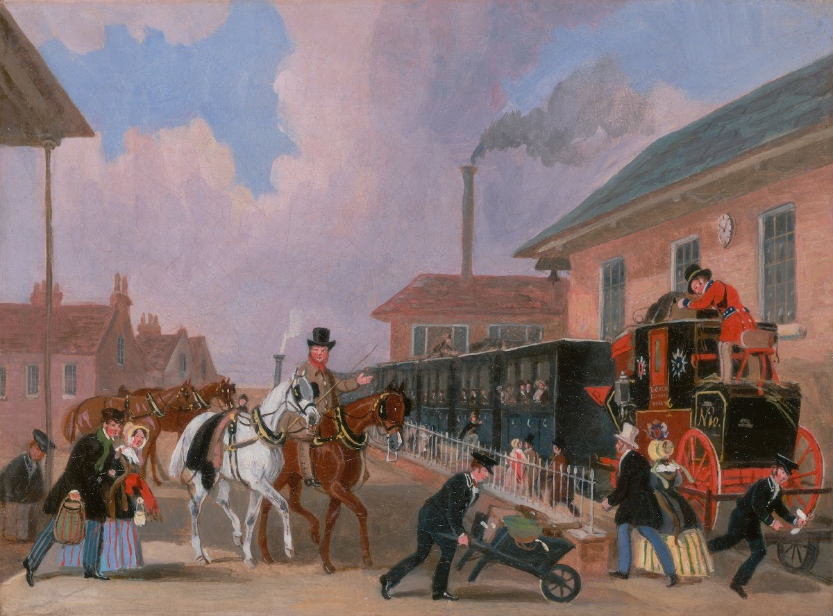 The Louth London Royal Mail Travelling by Train from Peterborough East Northampt