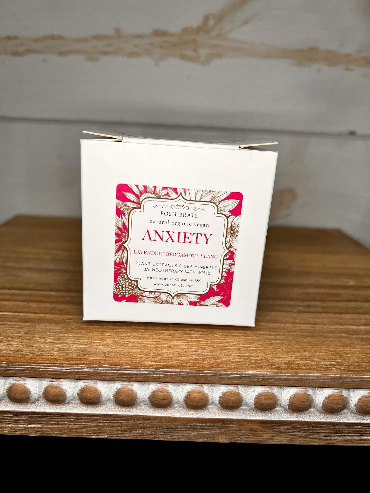 Anxiety Plant Extract + Sea Minerals Aromatherapy Bath Bomb