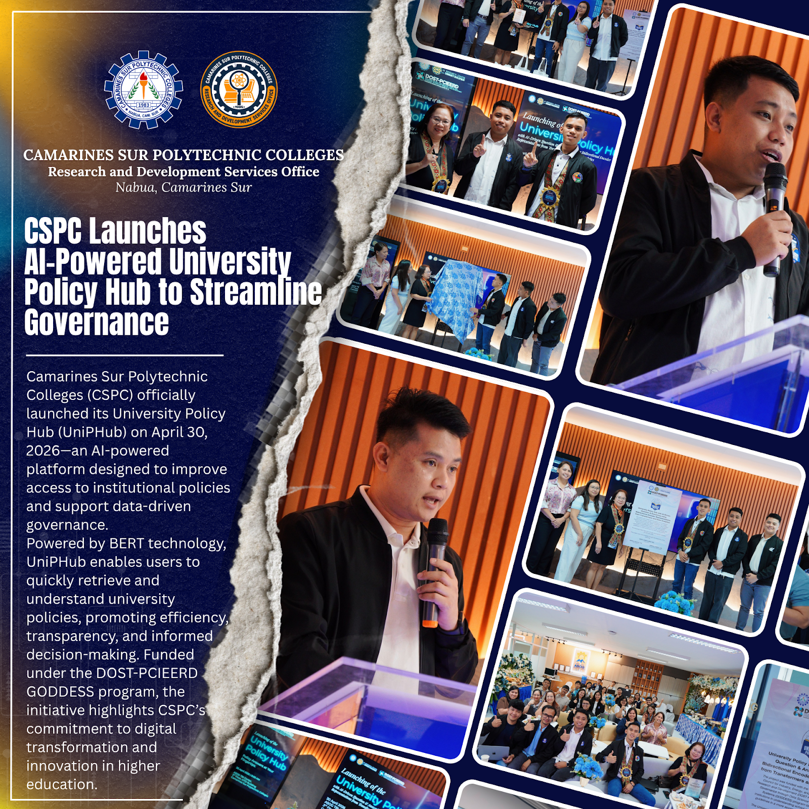 𝗖𝗦𝗣𝗖 𝗟𝗮𝘂𝗻𝗰𝗵𝗲𝘀 𝗔𝗜-𝗣𝗼𝘄𝗲𝗿𝗲𝗱 𝗨𝗻𝗶𝘃𝗲𝗿𝘀𝗶𝘁𝘆 𝗣𝗼𝗹𝗶𝗰𝘆 𝗛𝘂𝗯 𝘁𝗼 𝗦𝘁𝗿𝗲𝗮𝗺𝗹𝗶𝗻𝗲 𝗚𝗼𝘃𝗲𝗿𝗻𝗮𝗻𝗰𝗲
