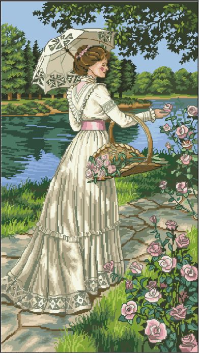 DIMENSIONS03868 Garden Girl