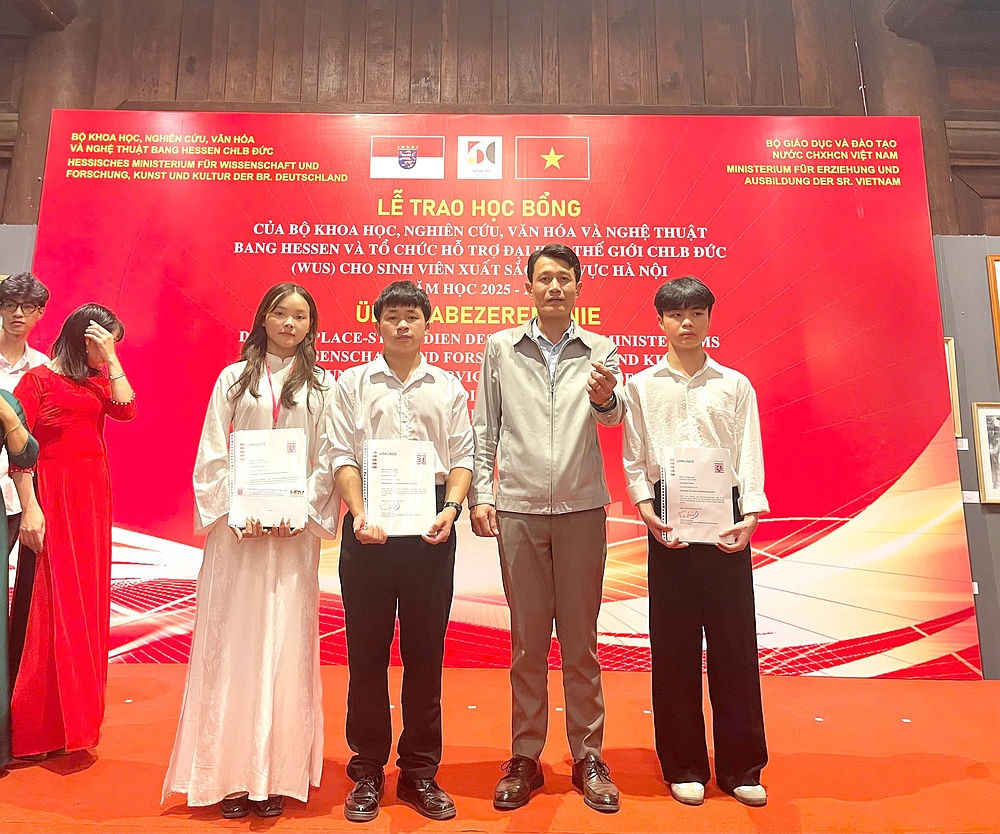 Sinh viên Trường Đại học Tây Bắc vinh dự nhận Học bổng Hessen của CHLB Đức năm học 2024 - 2025