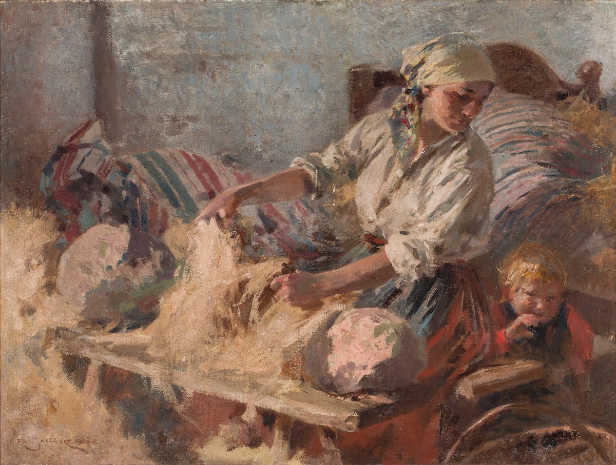Flax combing 1936