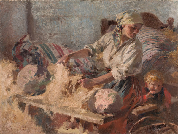 Flax combing 1936