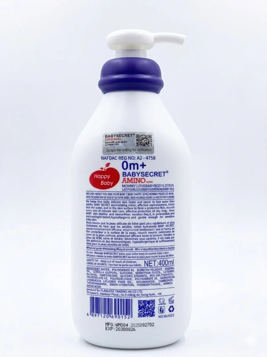 Baby Secret Amino Acids Mommy Love Baby Body Lotion