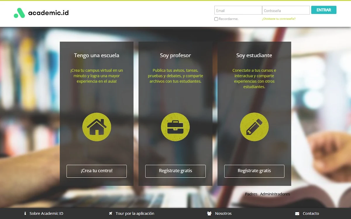 Captura de AcademicID