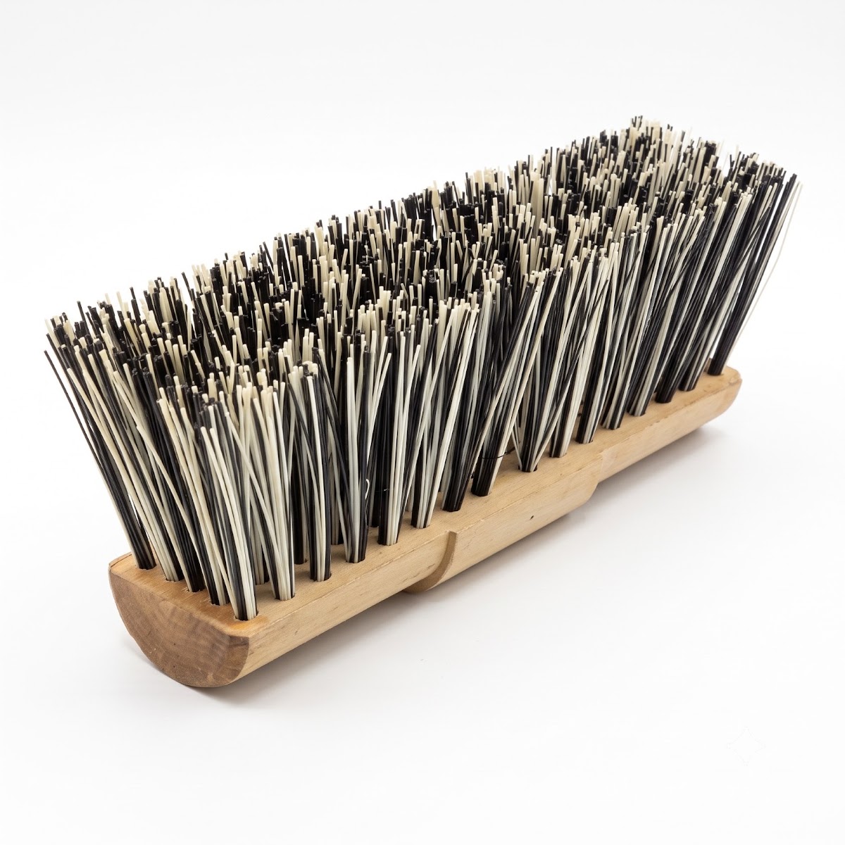 13'' HALF ROUND BLACK & WHITE MIX PET BROOM photo 2