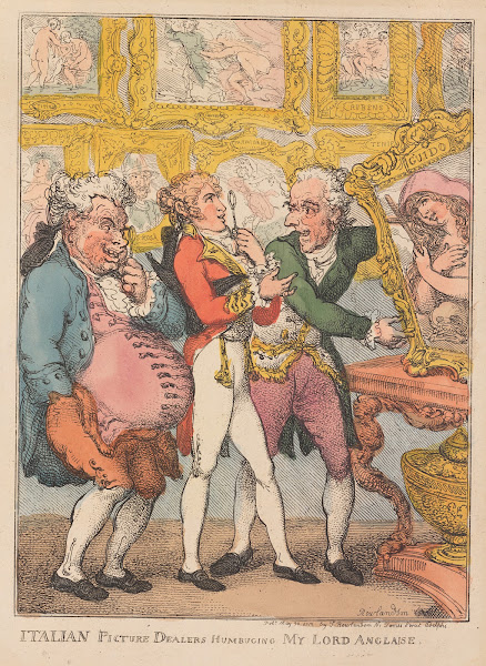 Italian picture dealers humbuging my Lord Anglaise 1812