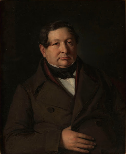 Portrait of Jakub Simmler artists father 1847