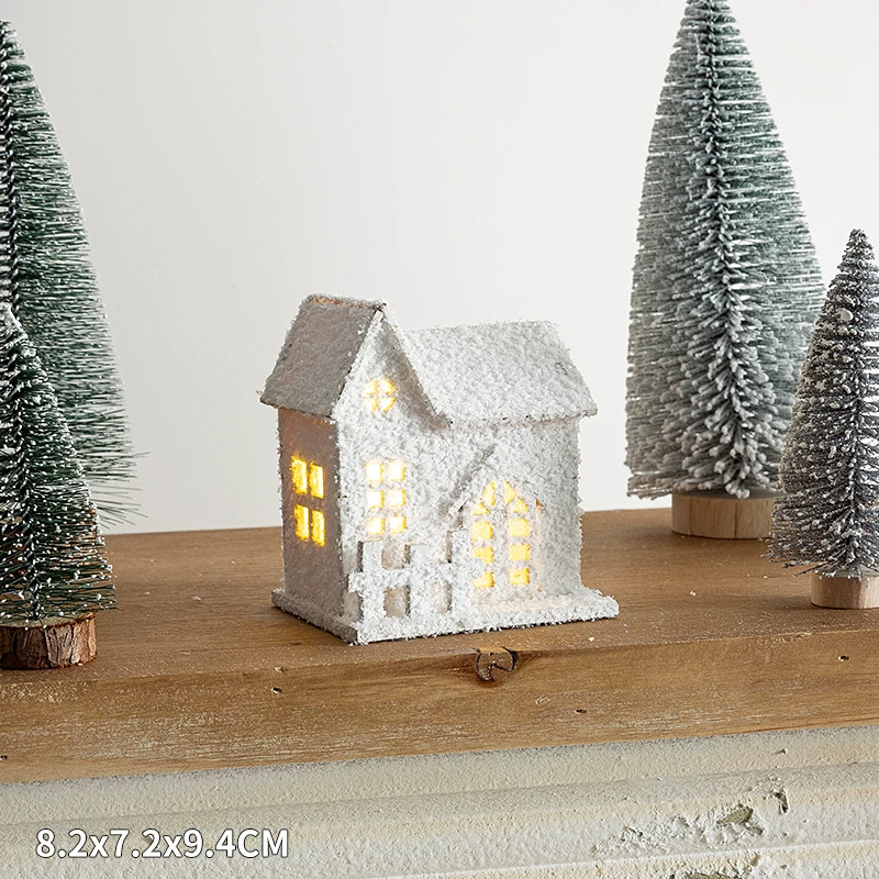 Christmas Wooden Decoration Set with Lighting