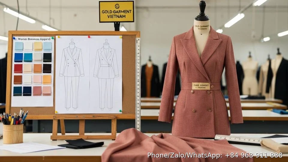 Women Business Apparel - Gold Garment Vietnam