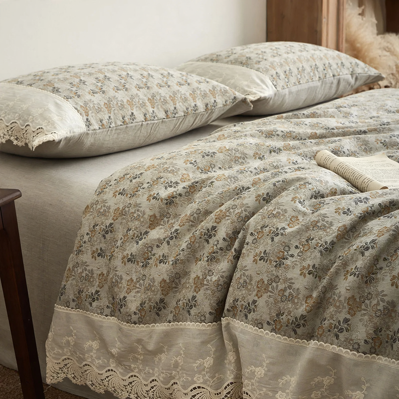 Cotton Linen Bedding in Japanese Style