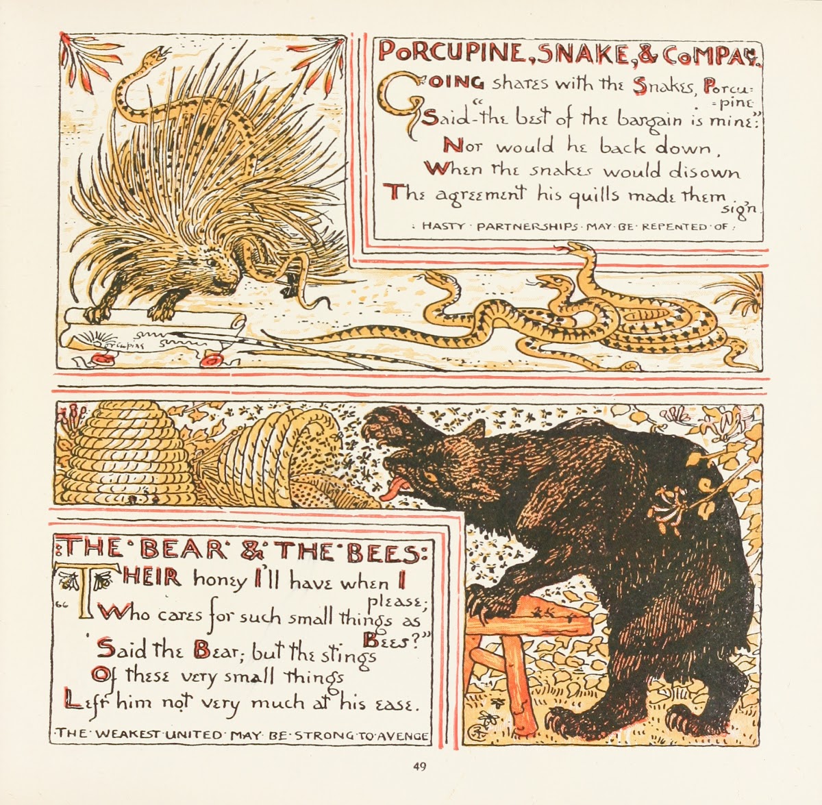 Porcupine Snake and Company The Bear and the Bees 1908
