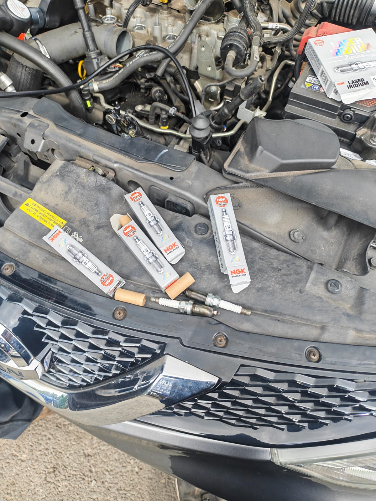 Nissan Qashqai Spark Plug Replacement in Walsall 1