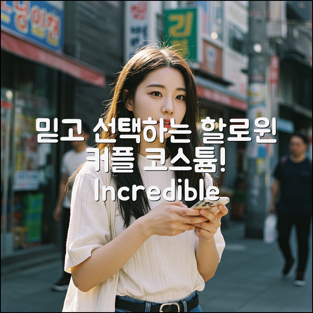 믿을 수 없는 할로윈데이 커플 코스튬 아이디어!