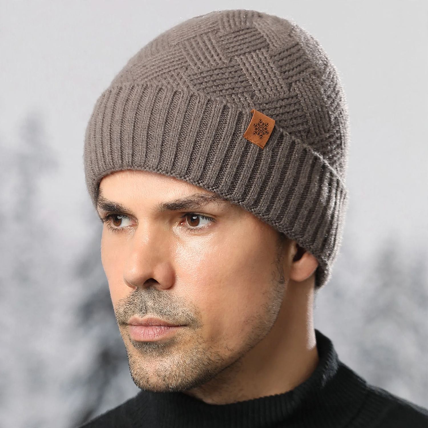 Winter Set: Knitted Beanie, Scarf, and Gloves