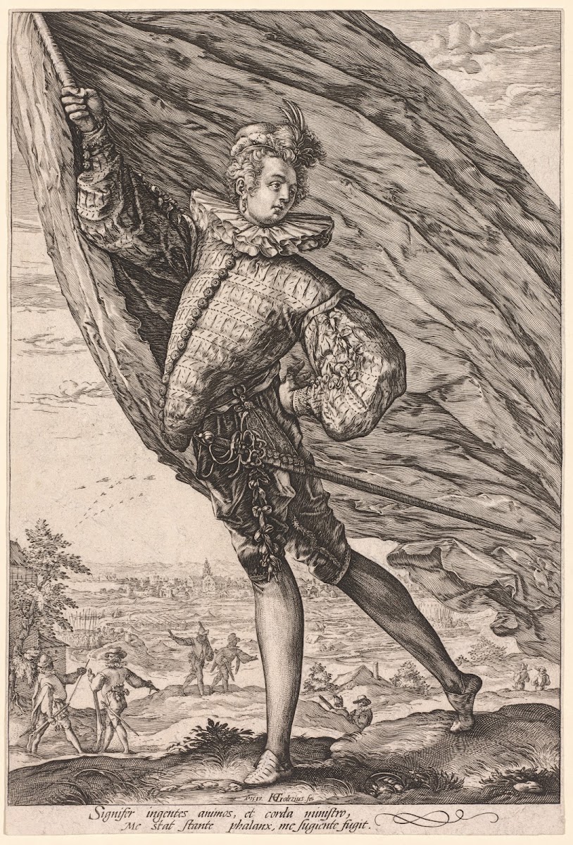 The Standard Bearer Turned to Left 1587