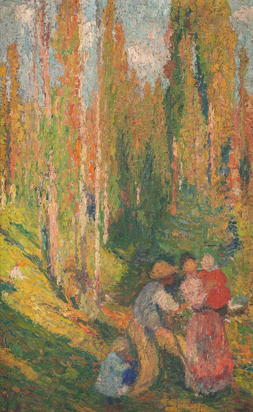 Lété scène champêtre 1905 1907