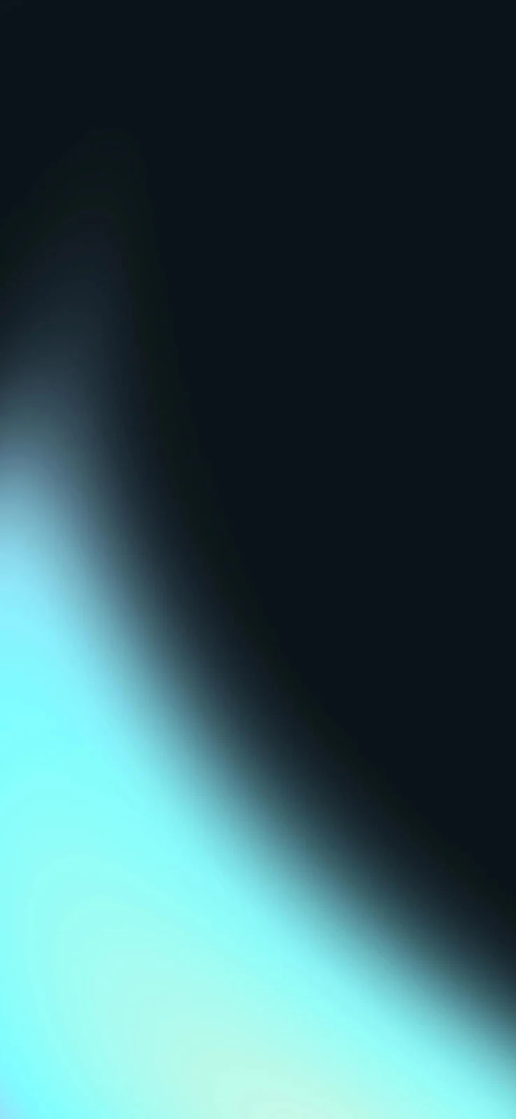 Minimalist Blue Light Wave - Abstract Digital Art Full HD iPhone Wallpaper (1290x2796)