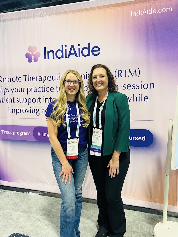 IndiAide at a conference