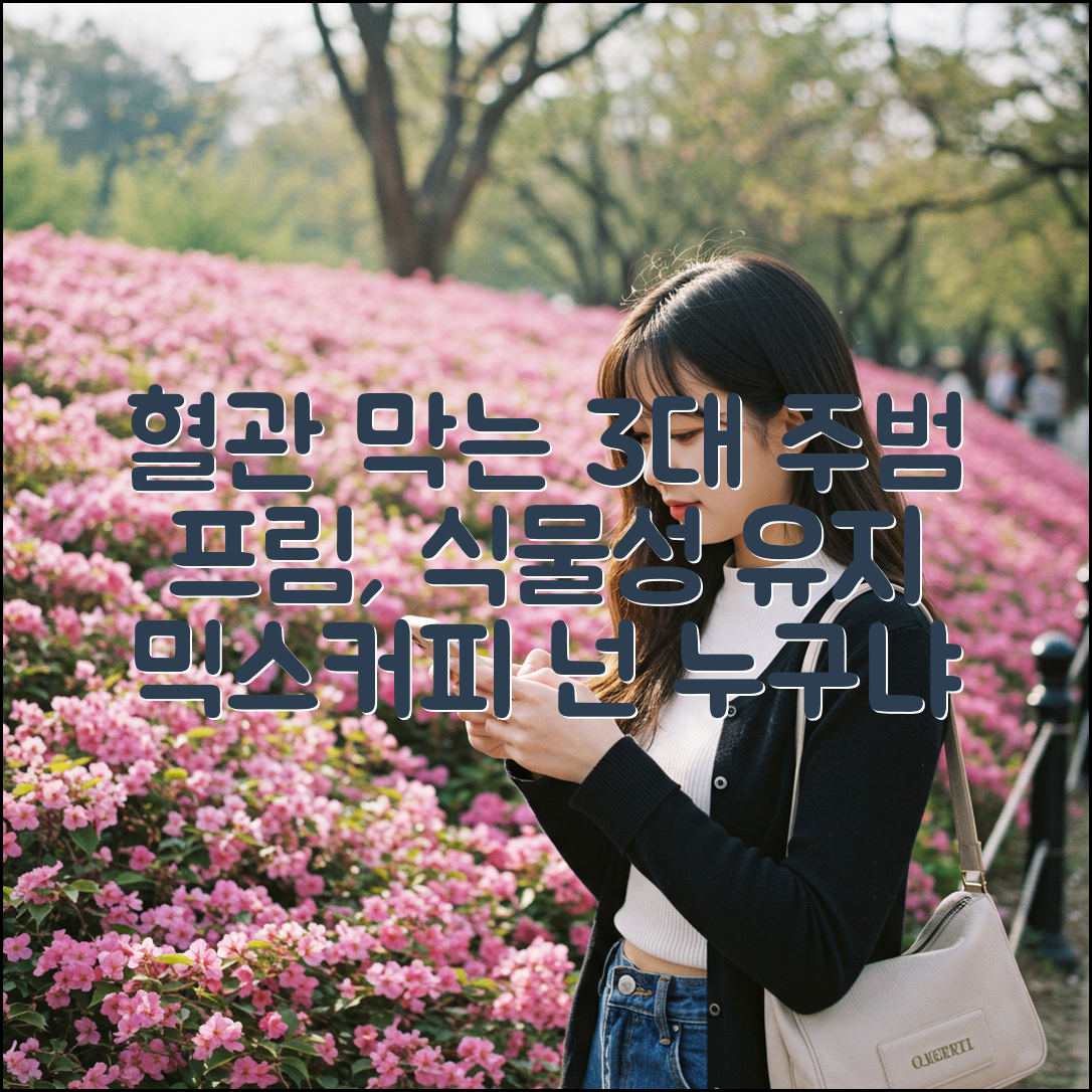 믹스커피 프림, 식물성 유지! 혈관 막는 3가지 주범