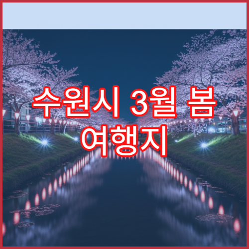 수원시 3월 봄 여행지 경기도청 구청사 벚꽃길 피크닉 추천