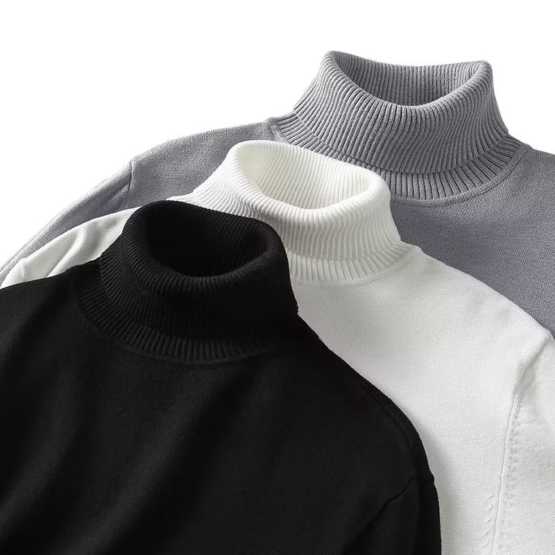 Men's turtleneck sweater, stylish, versatile