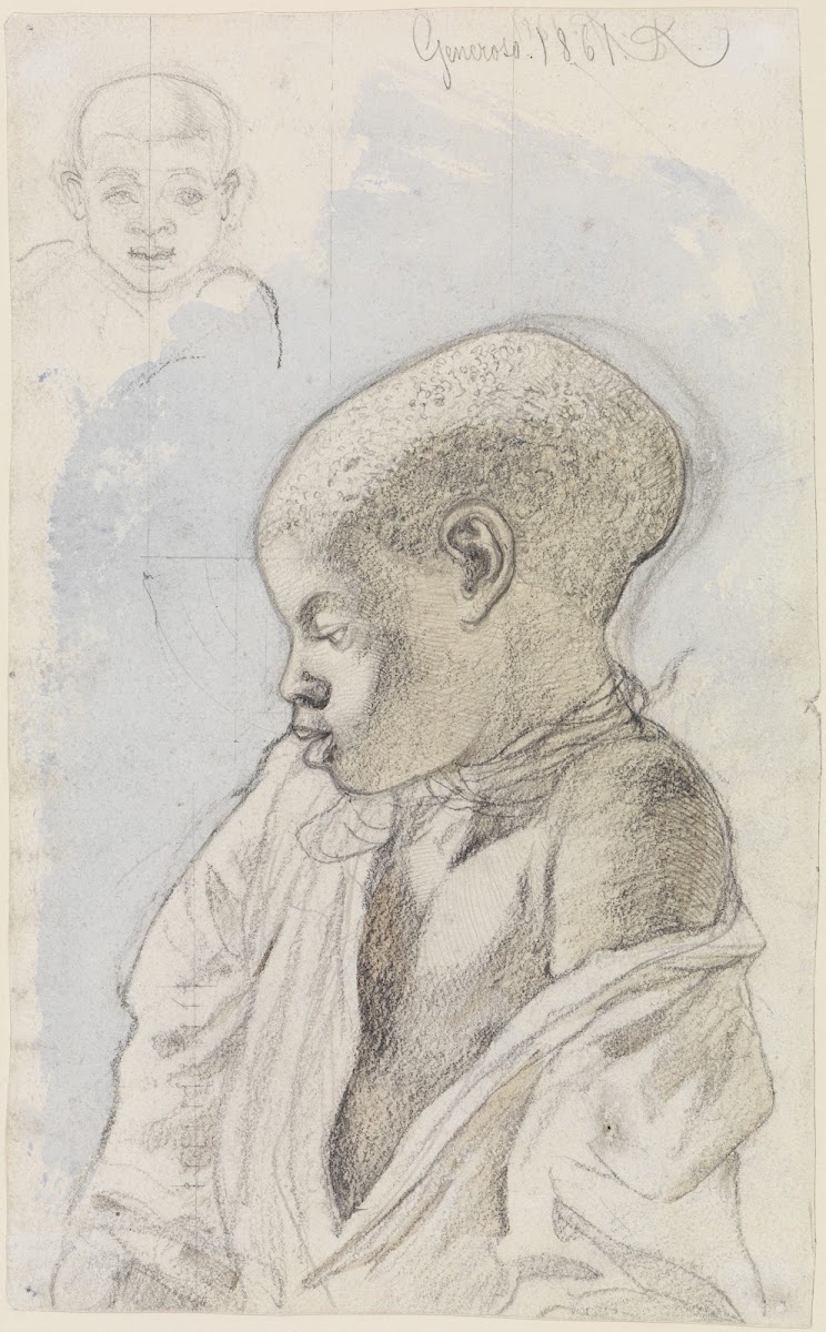 Studie eines jungen Eingeborenen 1861