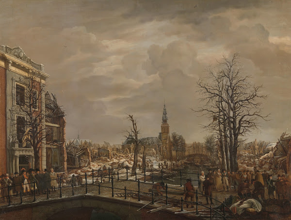 The Rapenburg in Leiden 1807