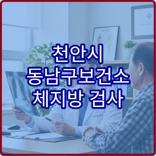 천안시 동남구보건소 체지방 검사 가능한지 인바디 이용 방법
