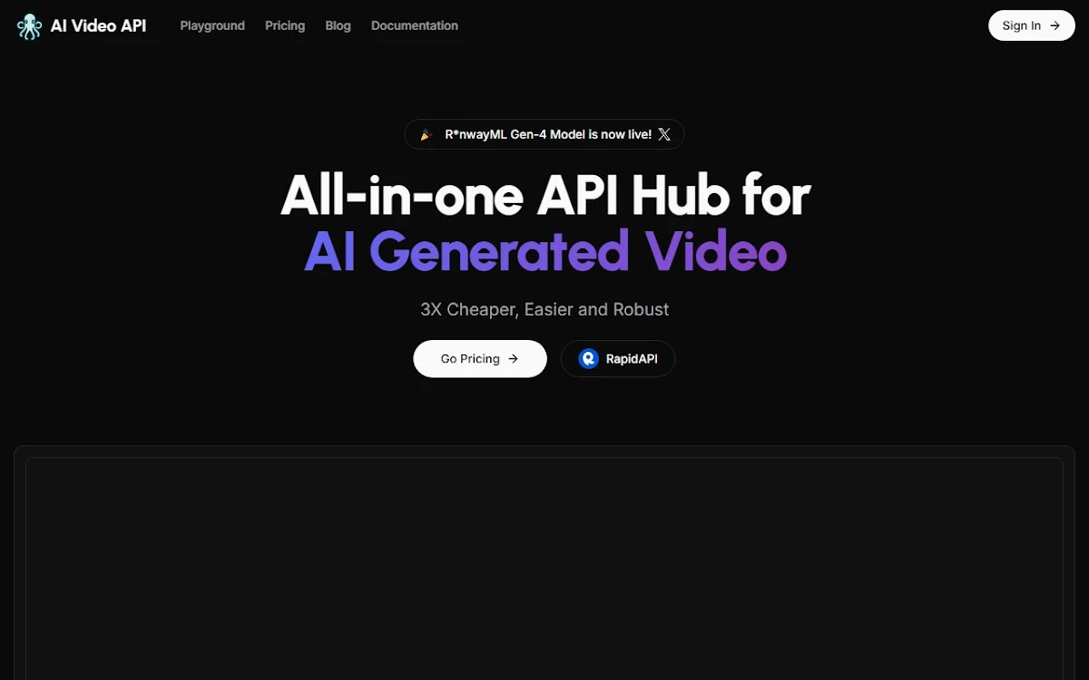 Captura de AI Video API