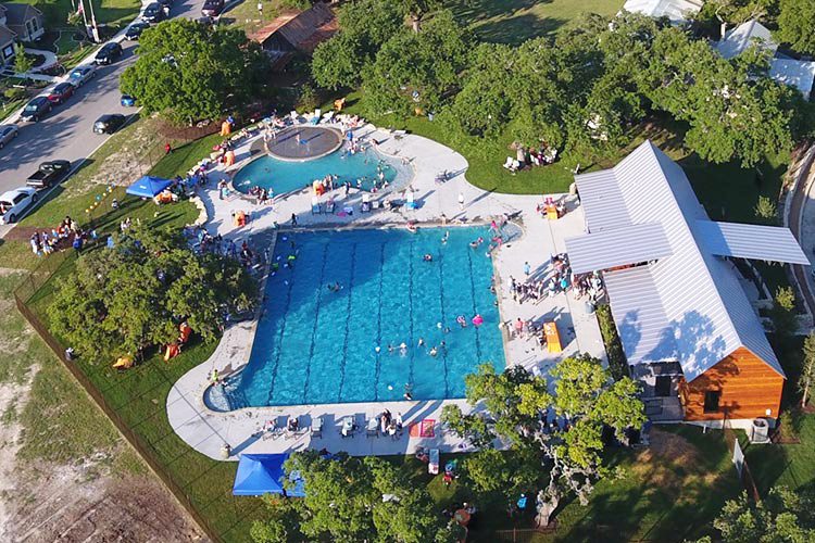 Balcones Creek amenities center and pool