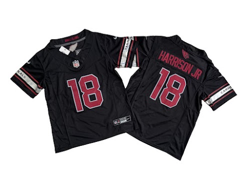 Youth Arizona Cardinals Marvin Harrison Jr Nike Black Vapor F.U.S.E. Limited Jersey.jpeg
