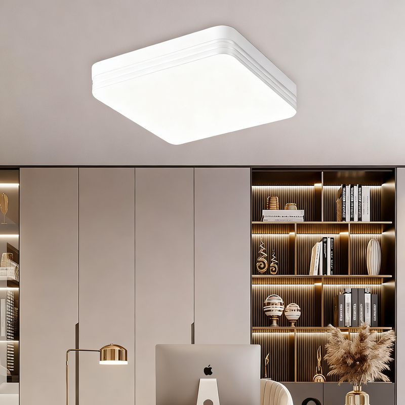 LED-Deckenleuchte rund, modern, für Nassräume