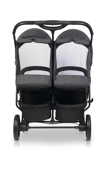 Stroller for twins Euro-Cart Doblo 2024 Iron