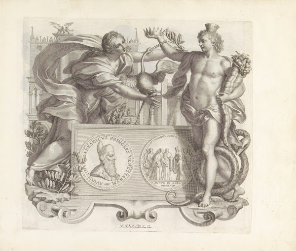 Portret van Agostino Barbarigo en de personificatie van Dankbaarheid 1673 1743
