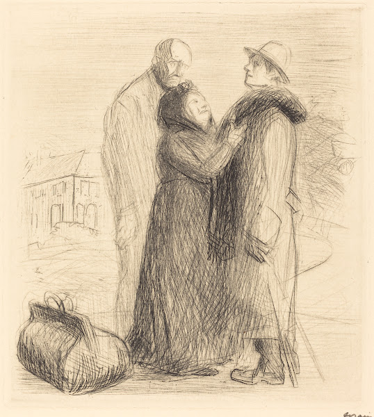 The Departure of the Prodigal Son first plate vertical probably 1912 1913
