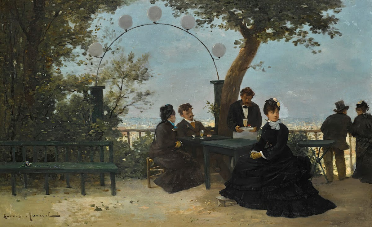 Le goûter sur la terrace
