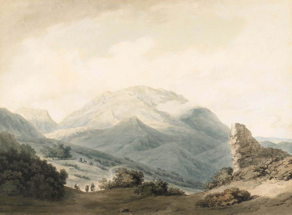 Mount Parnassus from the Road Between Livadia and Delphi c 1790