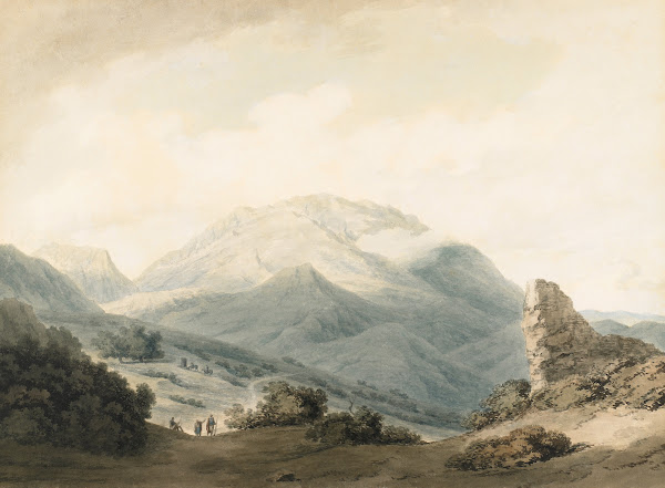 Mount Parnassus from the Road Between Livadia and Delphi c 1790
