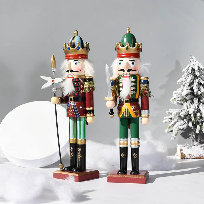 Nussknacker-Soldat aus Massivholz, 30 cm