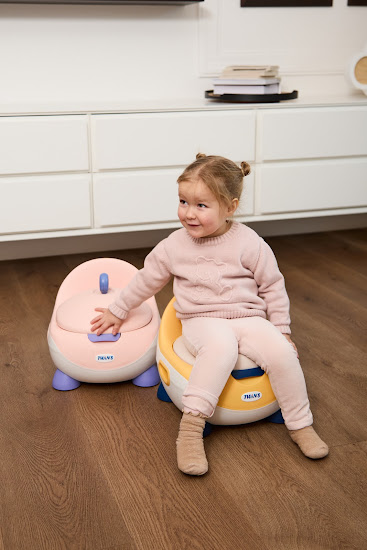 Children's potty Twins Penguin yellow