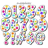 Paint Splats Letters Canva frame Groovy Retro Templates photo 3 template 161