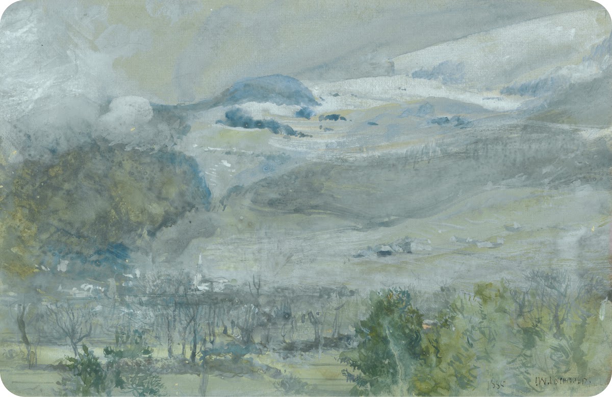 Swiss Valley Landscape 1885